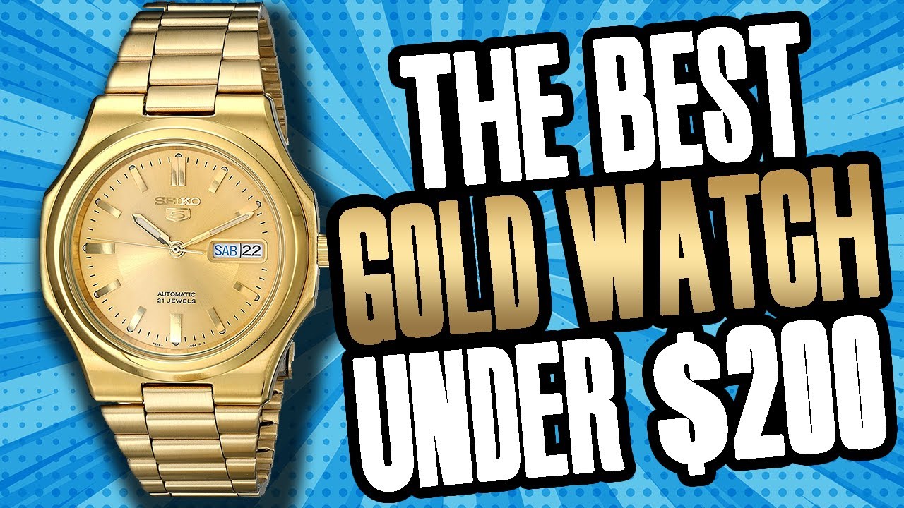 The BEST Gold Watch UNDER $200 | Seiko SNKK52 