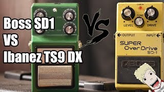 Boss SD-1 VS Ibanez TS9DX Shootout - YouTube