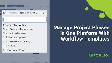 How to Manage All Your Project Phases in Fohlio