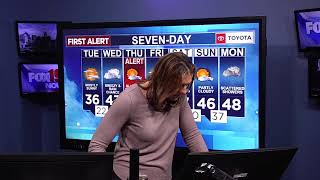 The coldest air on the season the way!
