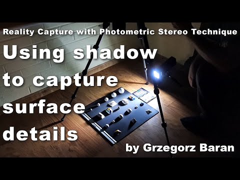 Photometric Stereo Technique for PBR Materials - Using Shadow to Capture Surface Detail