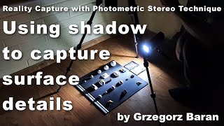 Photometric Stereo Technique for PBR Materials - Using Shadow to Capture Surface Detail