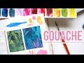 Painting with GOUACHE!