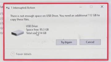 Pc Fix Interrupted Action & There is not enough space on Drive You need any additional to copy these
