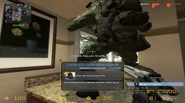 CSGO De_lake Gameplay - Counter-Strike Source , Various Mods with Funny Radio Chatter.