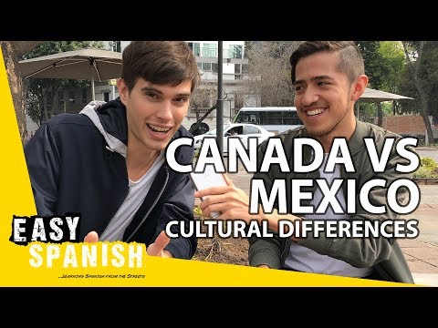 CULTURAL DIFFERENCES: CANADA & MEXICO | Easy Spanish [Bonus Episode]