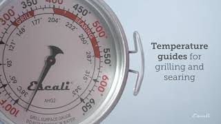 AHG2 Extra Large Grill Surface Thermometer Highlight 