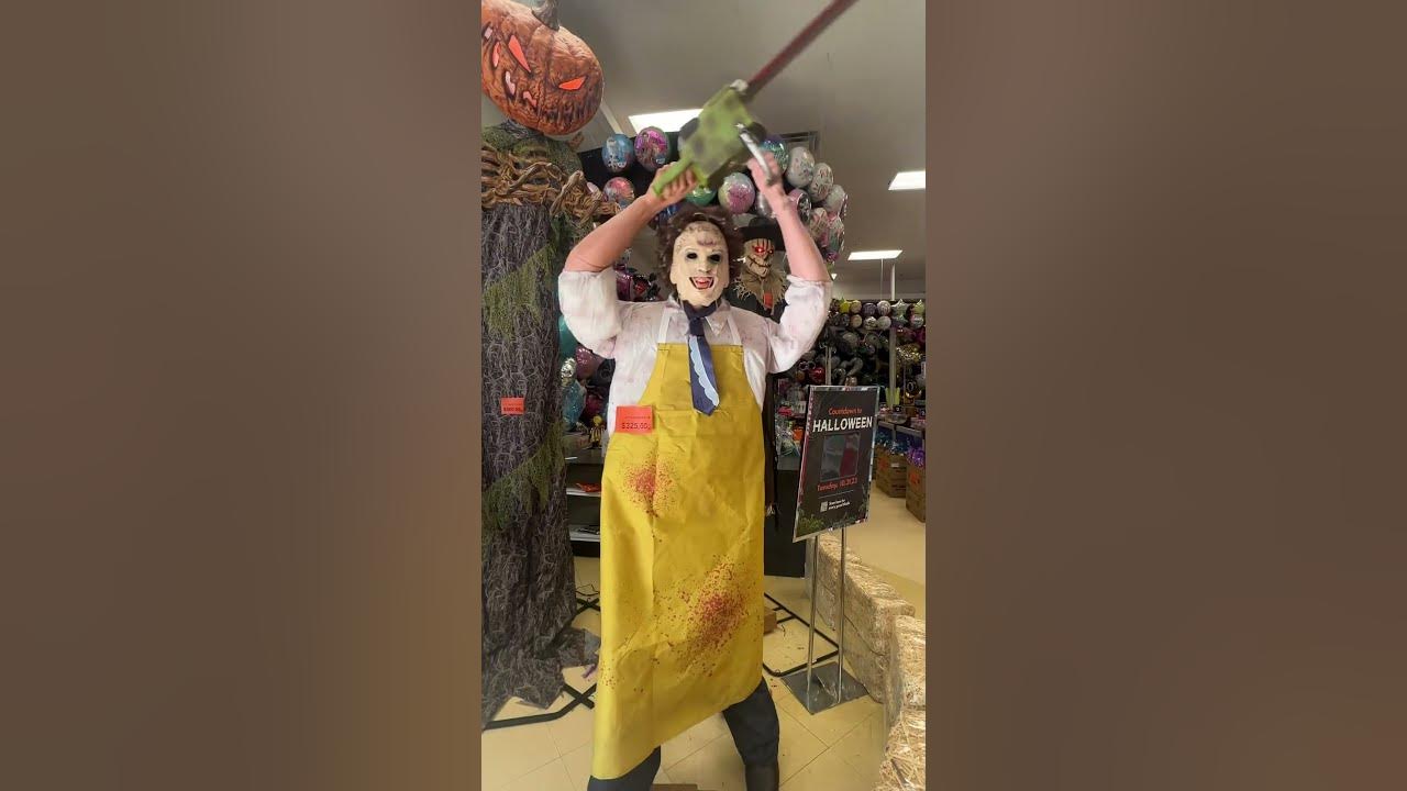Party City’s Leatherface is my favorite! halloween horror tcm YouTube