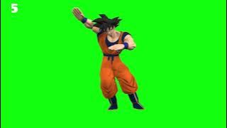Goku super Saiyan dragon ball z green screen animation video #goku #greenscreen #dragonball