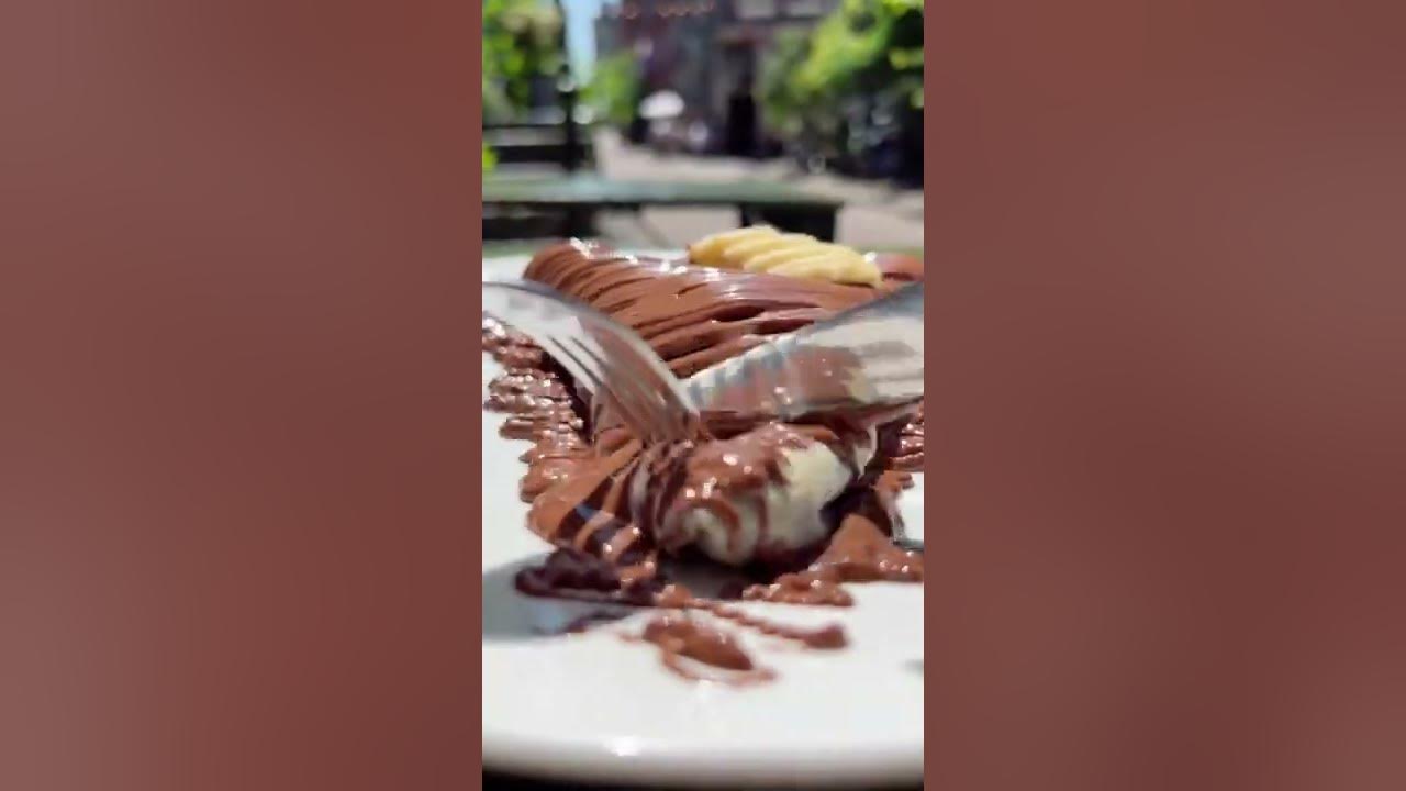 Nutella injections #tiktok milky.amsterdam #shorts - YouTube