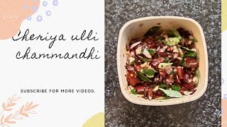 Easy Ayittu Oru Cheriya Ulli Chammandhi/Banu's World 😋 Easy Ayittu Oru Cheriya Ulli Chammandhi/Banu's World 😋