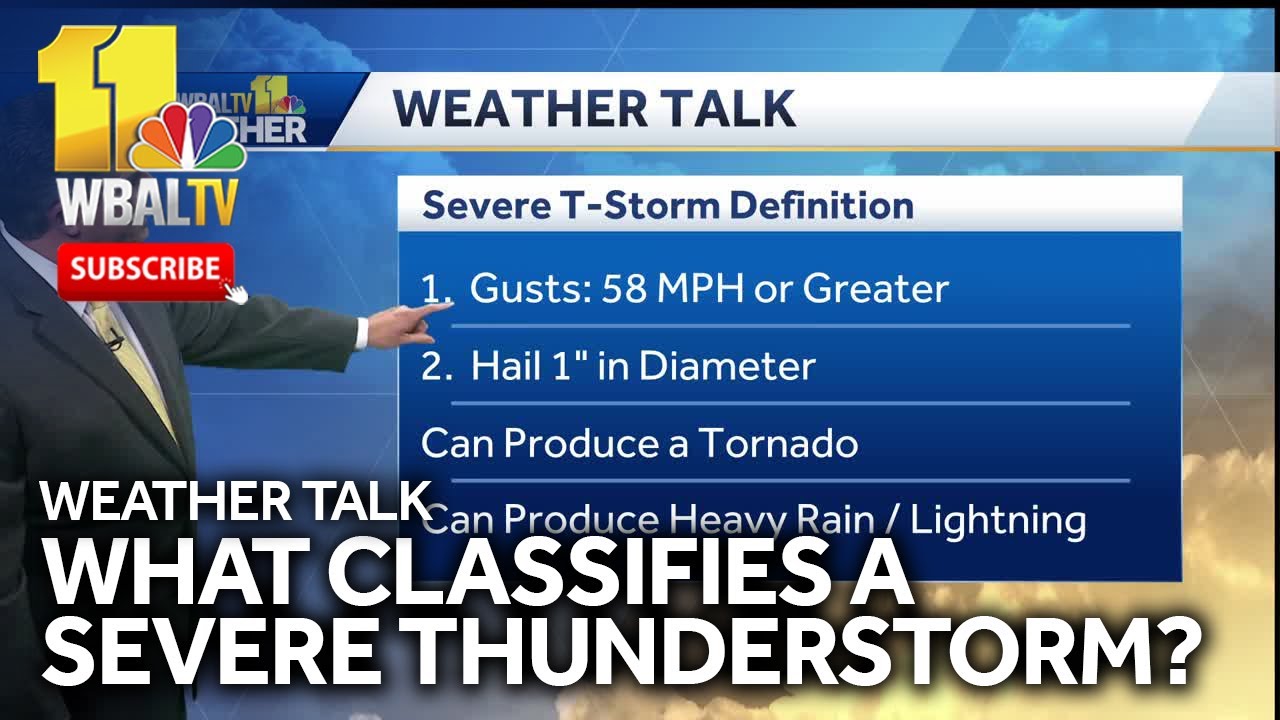 Weather talk: Here's the difference between a thunderstorm and a severe ...