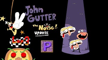 Pizza Tower: The Noise Update! - Modded - John Gutter ""Lap 3"" P Rank as The Noise