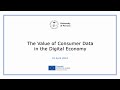 The Value of Consumer Data in the Digital Economy - 18 April 2024