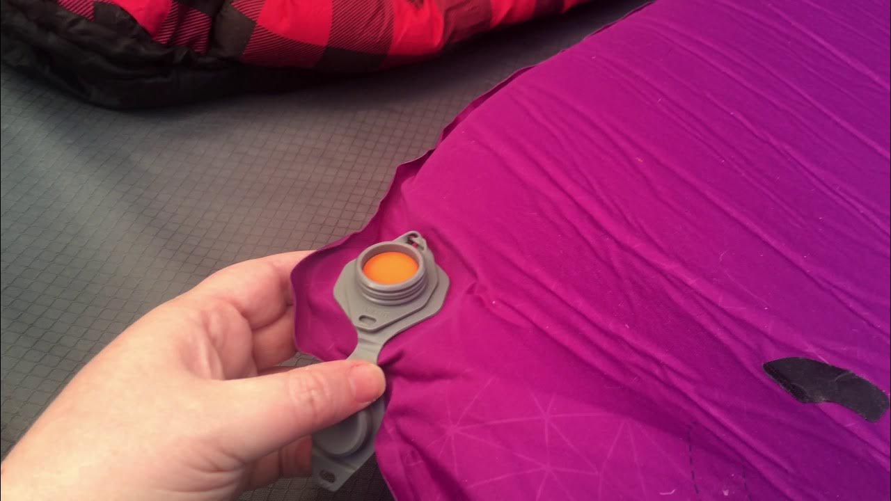 How to deflate a Sea to Summit self inflating mat YouTube