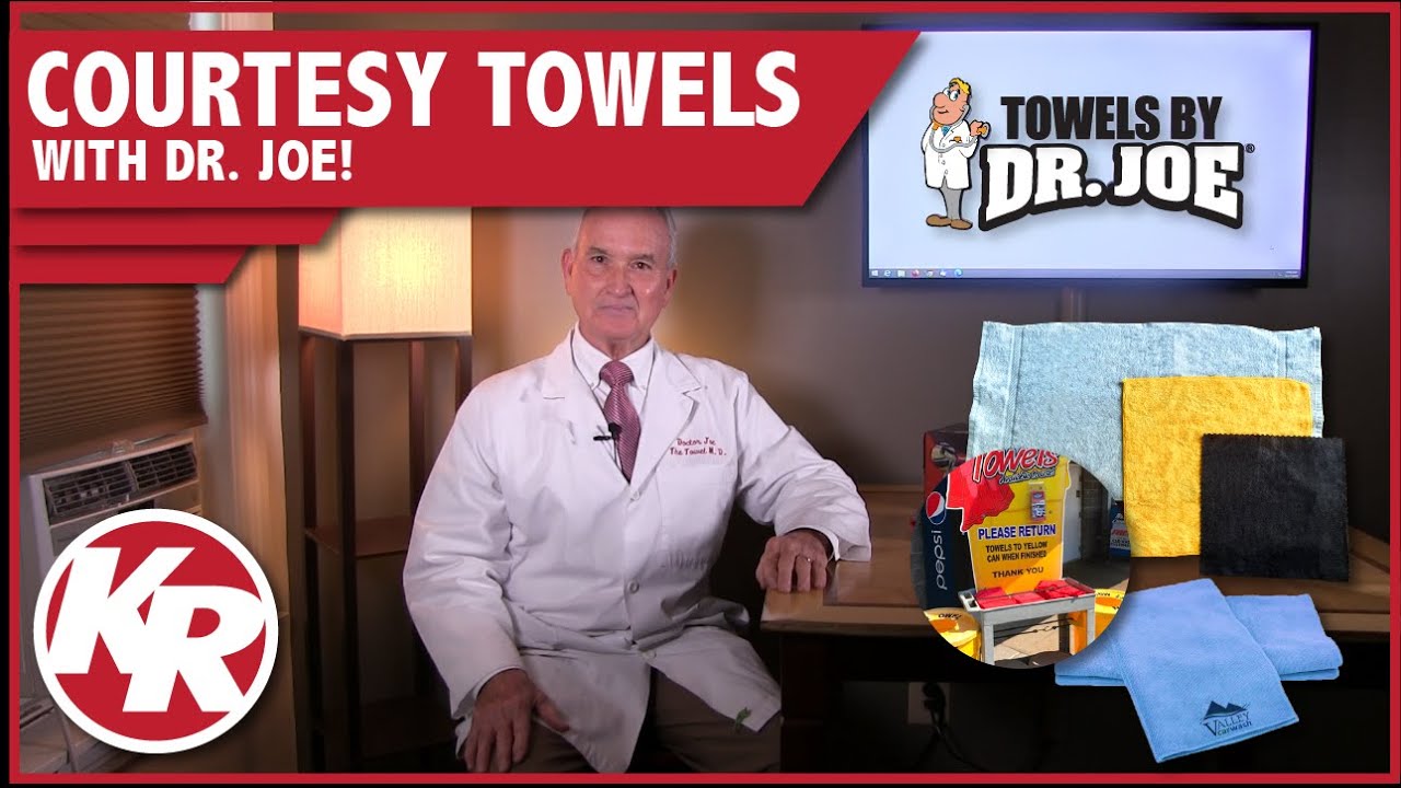 Dr. Joe Towel Expert What is a Courtesy Towel? Car Wash Towels