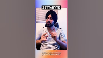 What is Zettabyte?  #bigdata #bigdataanalytics #ai #cloudcomputing #viral #viralshorts #pixipace