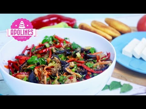 ბადრიჯნის სალათა კორეულად 🍆 Badrijnis Salata Koreulad