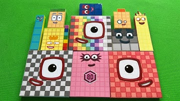 Cleaning Numberblocks Puzzle Tetris NEW 617 Space ASMR Numberblocks Satisfying Video