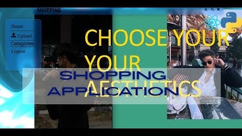 E-Commerce Web App| Shopping Web App | Javascript| Python| MySql| React