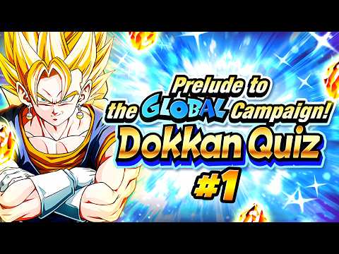 EASY FREE STONES!! Pre GDC 2026 Quiz #1 Prelude To Global Campaign | Dragon Ball Z Dokkan Battle
