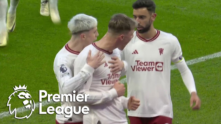 Rasmus Hojlund puts Manchester United 1-0 in front of Aston Villa | Premier League | NBC Sports
