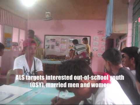 Alcala's Report - ALS (Alternative Learning System)