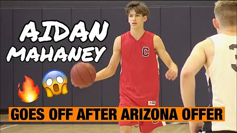 Aidan Mahaney 2022 GOES OFF at St. Marys Basketbal...