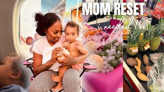 MOM RESET VLOG | farmers market, flight back home, target baby shopping, mommy dates and more 💗