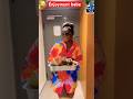 Destiny Etiko showed off the mouth watering delicacy she was served in Abuja as she arrived
