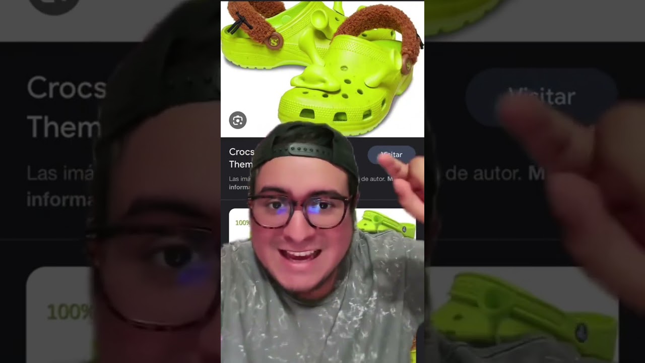 Apaixonado por esse #crocs do Shrek! 💚 #unboxing @Crocs