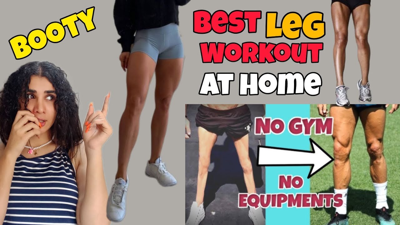 Best Leg Workout At Home No gym No Equipment | Leg Day Leg Workout Leg ...