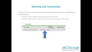 HMIS HUD Workflow Refresher Training - 5-10-16