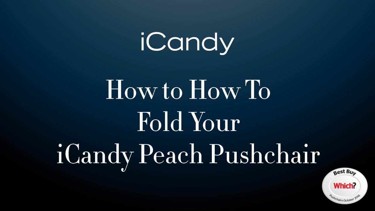 icandy peach fold down