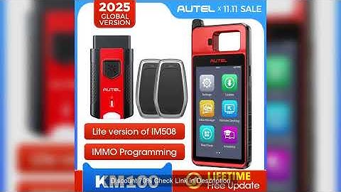 Autel MaxiIM KM100 Key Fob Programming Immobilizer Tool 2PCS Autel IKEY for 60s Key Generation OBD I
