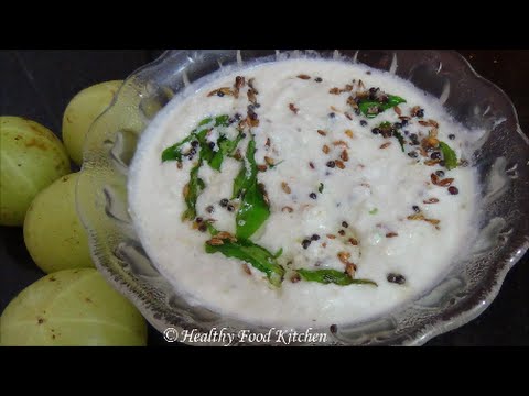 Amla Raita Recipe-Nellikai Thayir Pachadi Recipe-Gooseberry Raita Recipe -Raita Recipe in Tamil