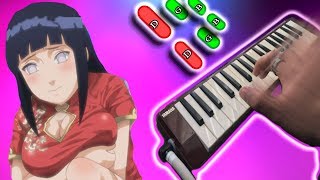 Naruto Shippuden OP 16 - Silhouette  🎹  MELODICA tutorial (Melodica♣Chan) chords