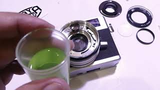 Canonet QL17 rangefinder Lens cleaning