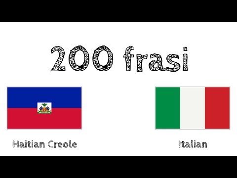 200 frasi - Creolo Haitiano - Italiano