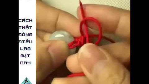 Cách thắt đồng điếu làm mặt dây chuyền
