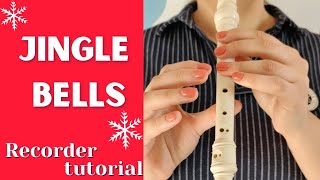 How to play jingle bells by recorder | recorder tutorial Resimi