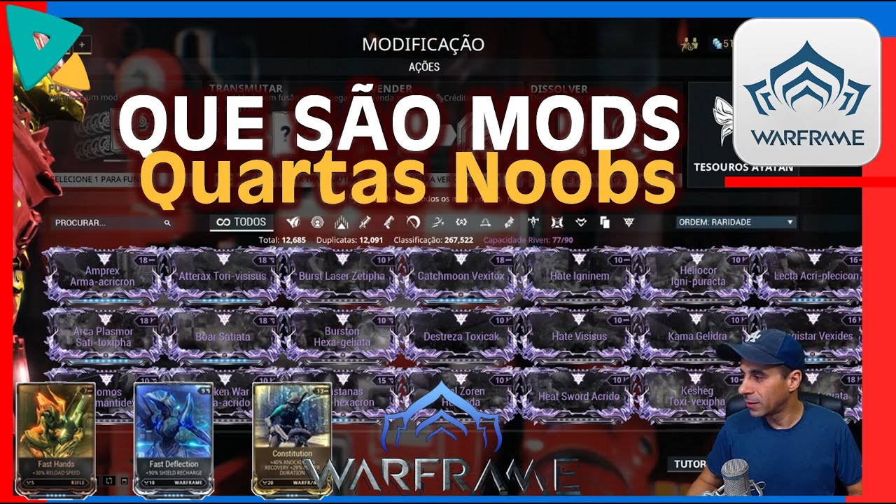 TUTORIAL Sobre Módulos (Mods) Warframe - YouTube