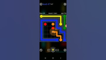 How to solve flow free bridge (7x7 mania level 47)