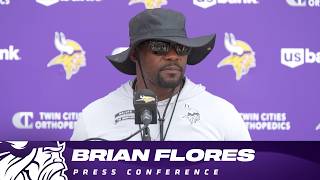 Brian Flores on Start of Vikings 2026 Training Camp, Adding Jamal Adams, Dallas Turner's Role & More