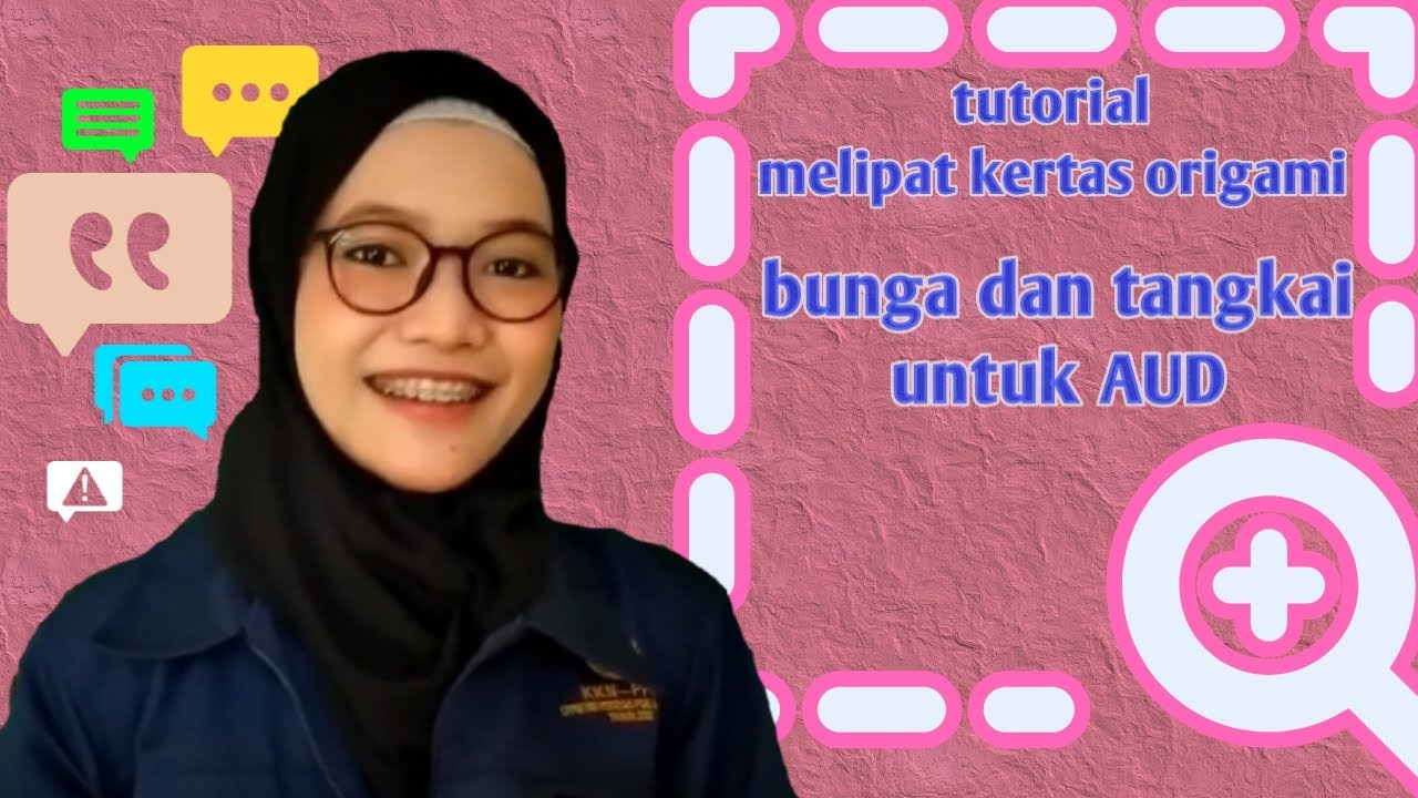  Melipat  Kertas  Origami  Bentuk Bunga  dan Tangkai YouTube