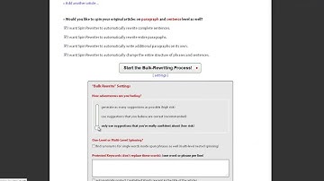 How To Spin More Articles At Once? [Spin Rewriter Tutorial]