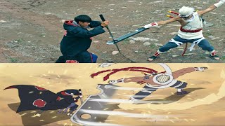 Sasuke Vs Killer Bee Anime Vs Live Action