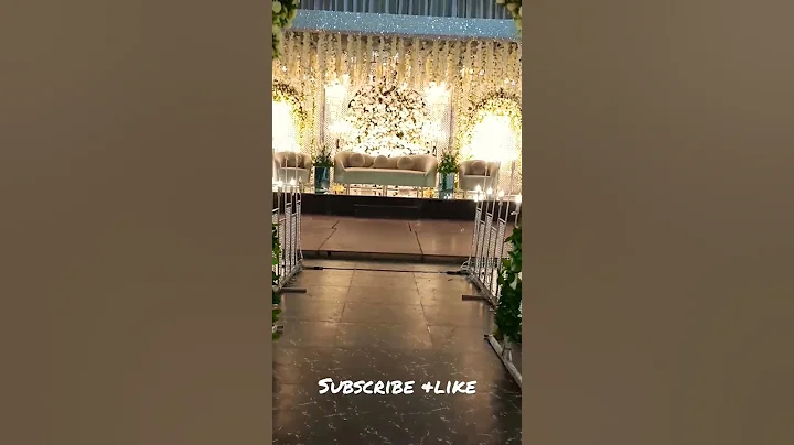 Golden Areena Wedding Hall/walima setup/Bandhan decorator/subscribe & like#shorts #viral #decor