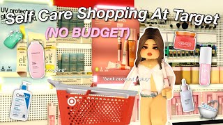 let's go selfcare shopping at Target! (NO BUDGET) | Bloxburg Roleplay | w/voices