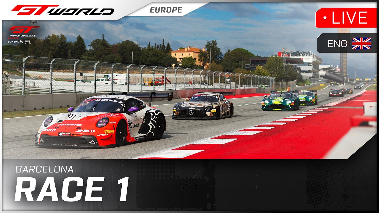 LIVE | Race 1 | Barcelona | GT World Challenge powered by AWS 2026 (English)